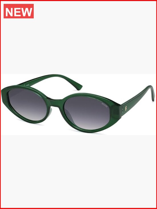 Retro Oval Polarized Sunglasses for Women Cat Eye Vintage UV400 Protection main image 4